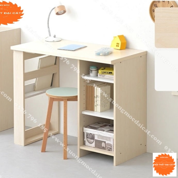 Bàn học gỗ công nghiệp nhỏ gọn BH046