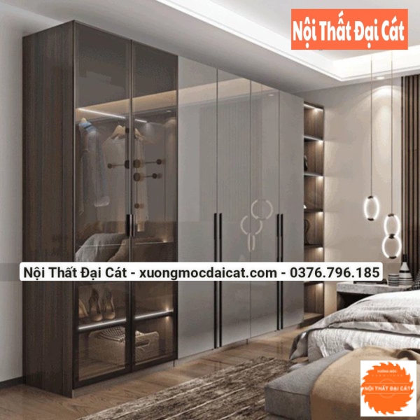 Tủ áo quần gỗ công nghiệp MS22234