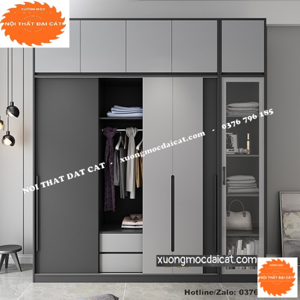 Tủ áo quần xám chì MS22272