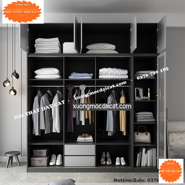 Tủ áo quần xám chì MS22272