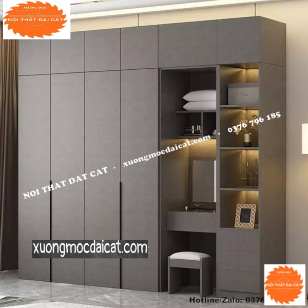 Tủ áo quần bàn trang điểm MS22273