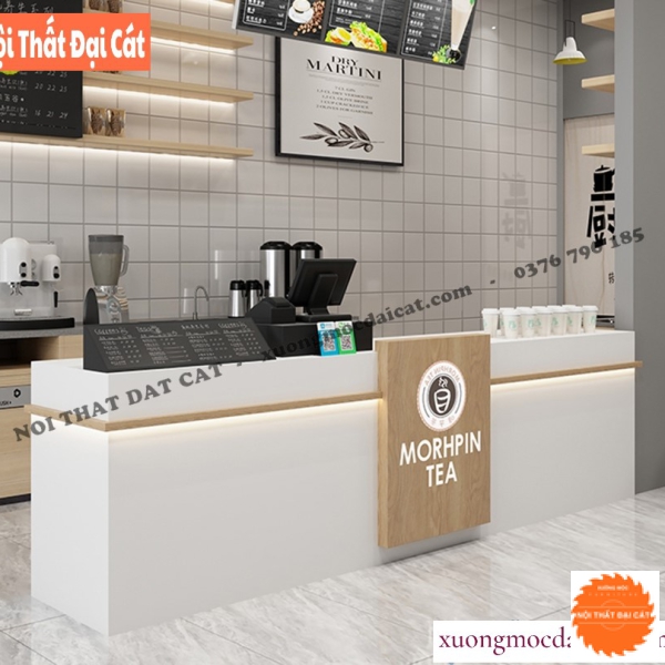 Quầy pha chế gỗ công nghiệp đẹp QB004