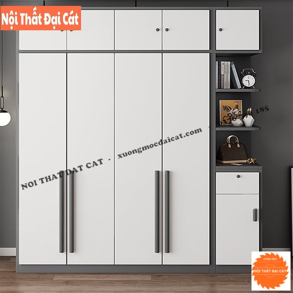 Tủ áo quần gỗ thiết kế đẹp TA668