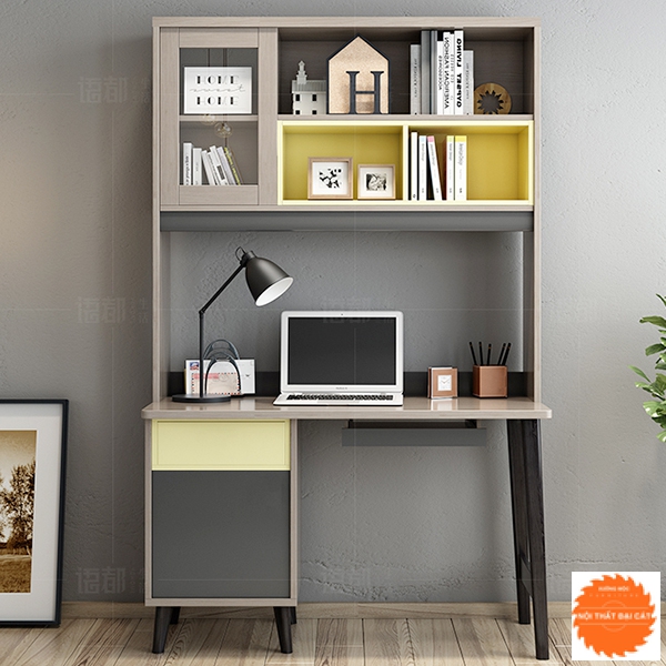 Bàn học kết hợp kệ sách BH008