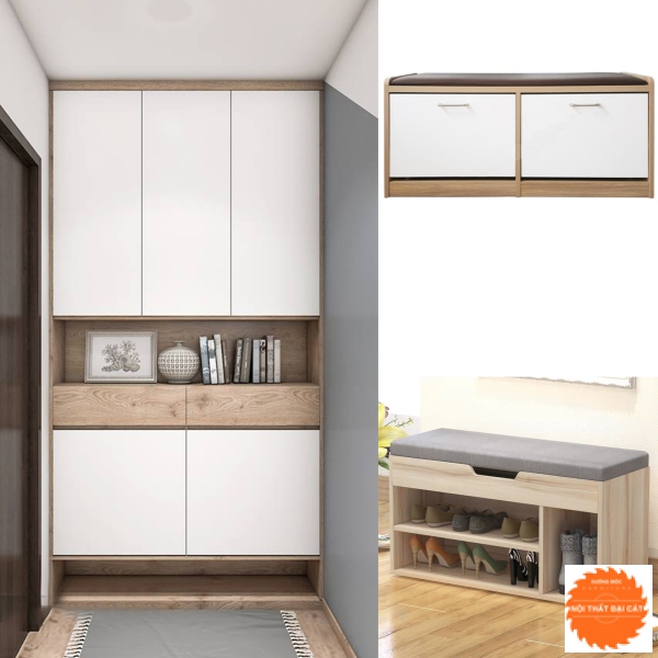 Tủ giày thiết kế đa chức năng TG122