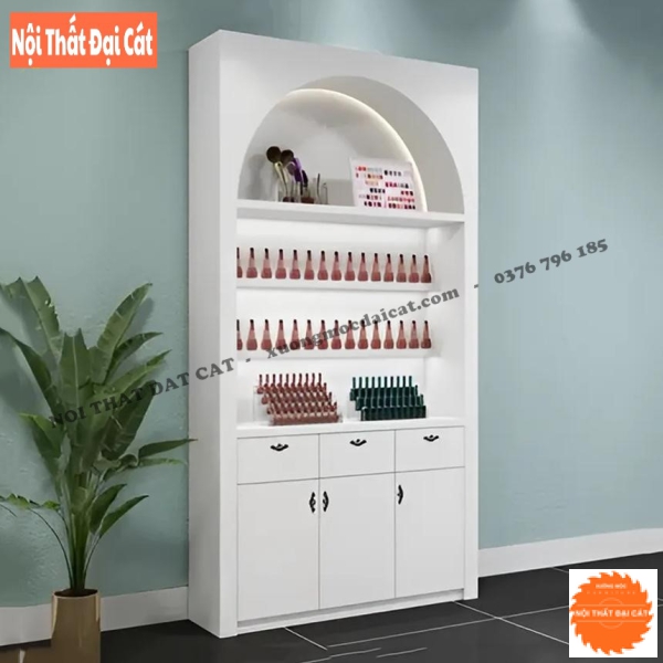 Tủ decor nail phong cách hiện đại TN016