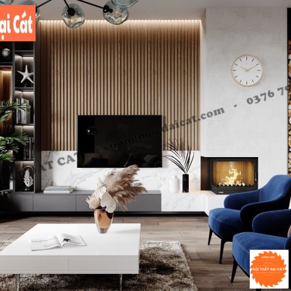Vách ốp kệ tivi VO046