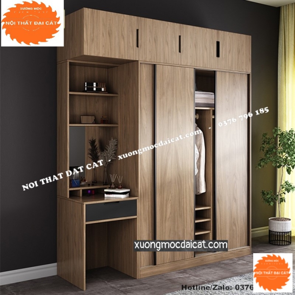 Tủ áo quần kết hợp bàn trang điểm MS22274