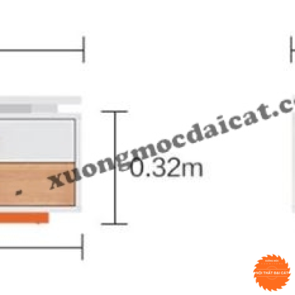 Bàn sofa gỗ thiết kế đa năng BS091