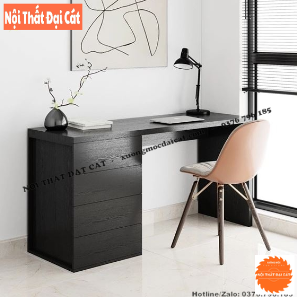 Bàn làm việc gỗ công nghiệp tone trắng BLV120