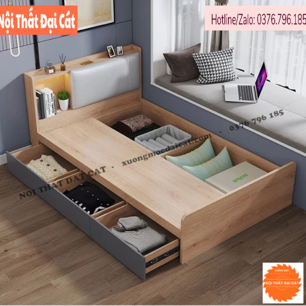 Giường ngủ đơn đa năng G142