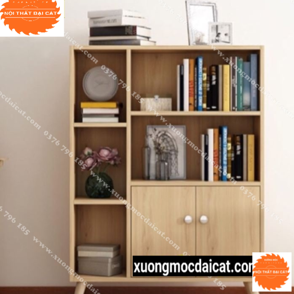 Kệ sách - kệ trang trí gỗ nhỏ gọn KS113