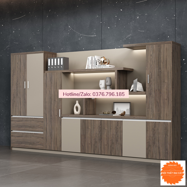 Tủ giám đốc gỗ cao cấp TGĐ017