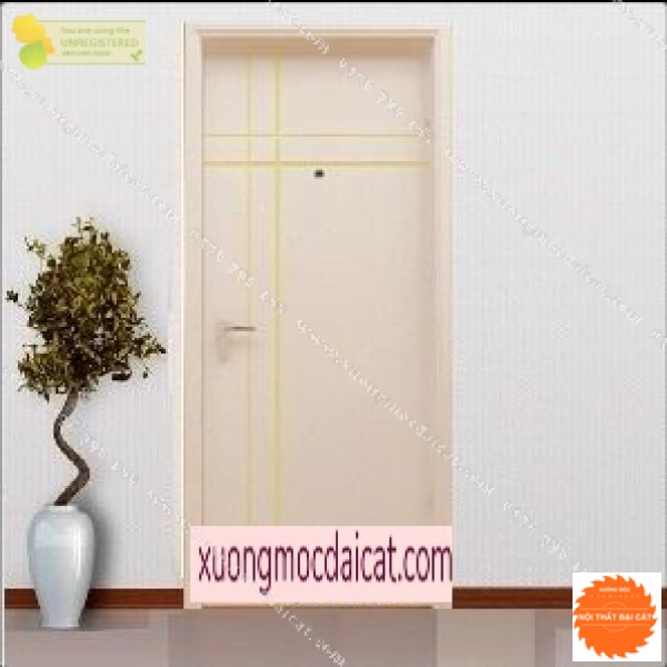 Cửa gỗ MDF phong cách hiện đại