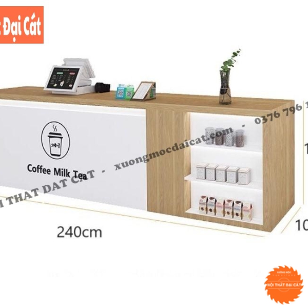 Quầy bar pha chế phong cách hiện đại QB005