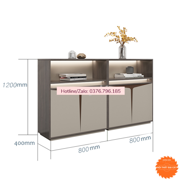 Tủ hồ sơ dáng thấp văn phòng THST063