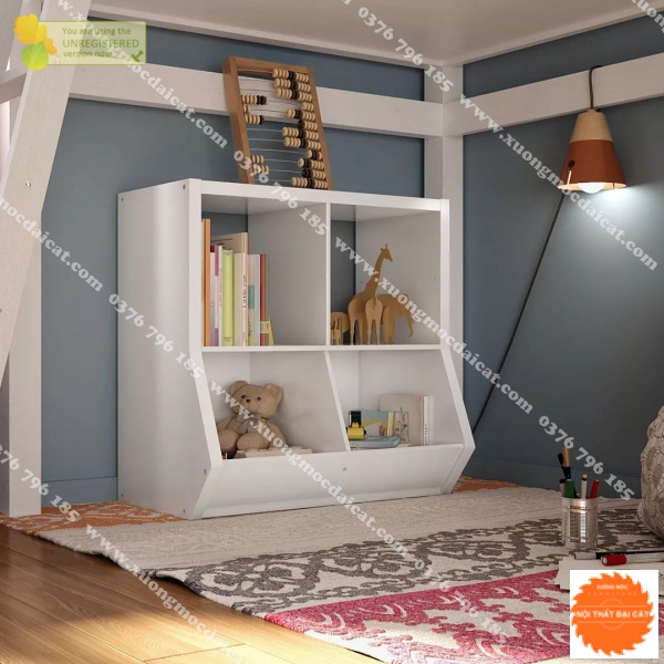 Kệ sách trẻ em đẹp - hiện đại KSTE021