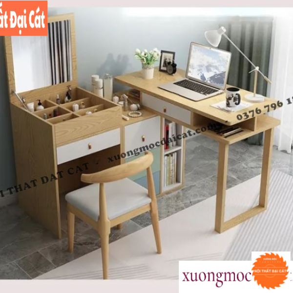 Bàn trang điểm kết hợp bàn làm việc BTĐ103