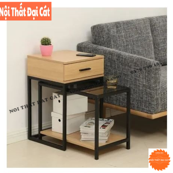 Bàn gỗ cạnh sofa hiện đại BGS026