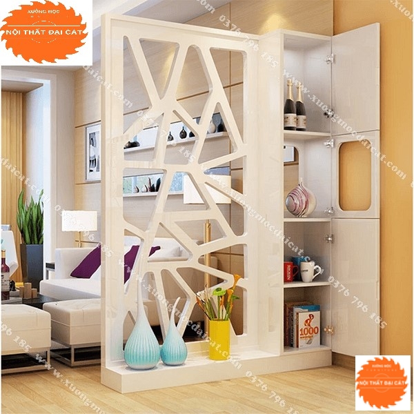 Vách ngăn hiện đại cho phòng khách VN058