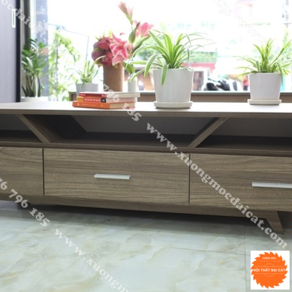 Kệ tivi phòng khách 3 hộc kéo KTV306