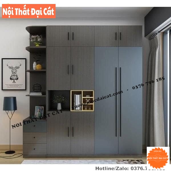 Tủ áo quần màu xám chì MS22294