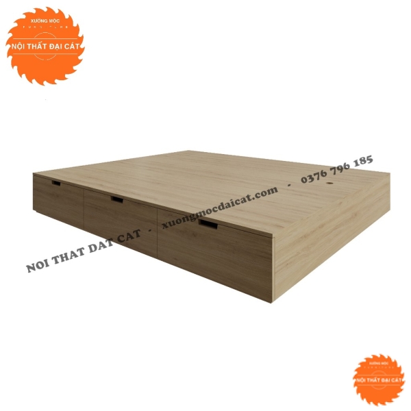 Giường ngủ gỗ 3 hộc kéo G131