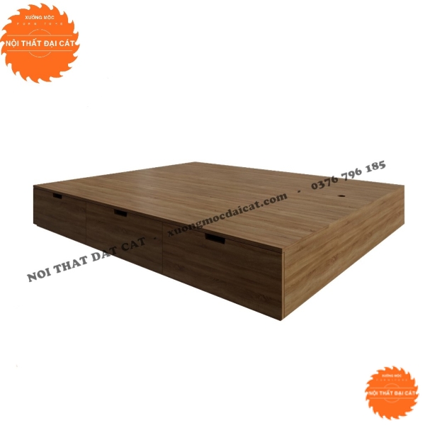 Giường ngủ gỗ 3 hộc kéo G131