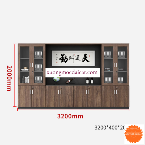 Tủ giám đốc thiết kế lớn TGĐ018