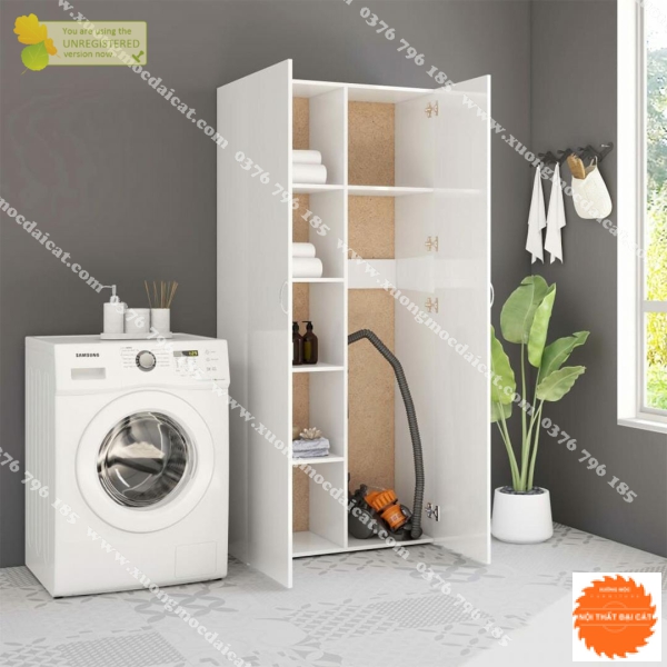 Tủ đựng đồ phòng wc bằng nhựa PVC TPT017