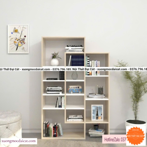 Kệ sách đứng thiết kế nhiều tầng KS233