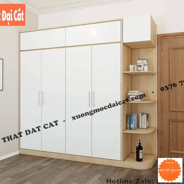 Tủ áo quần 4 cánh MS22297