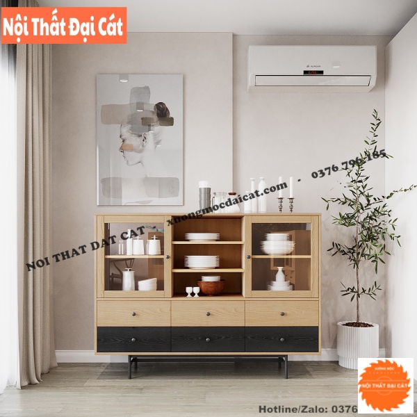 Tủ bếp gia đình thiết kế đẹp TBN063