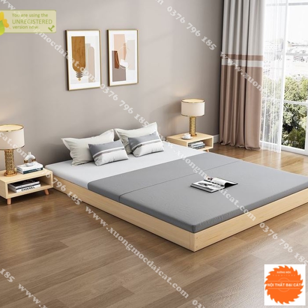 Giường ngủ không đầu giường G084