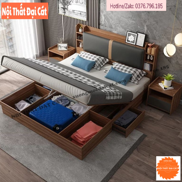 Giường ngủ hộp hiện đại G144