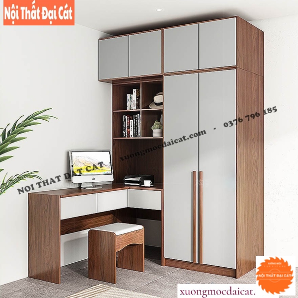 Tủ áo quần kết hợp bàn trang điểm TA150