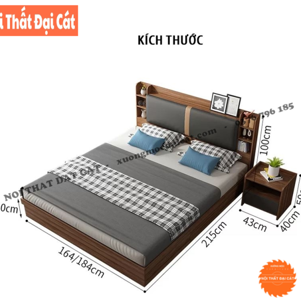 Giường ngủ hộp hiện đại G144