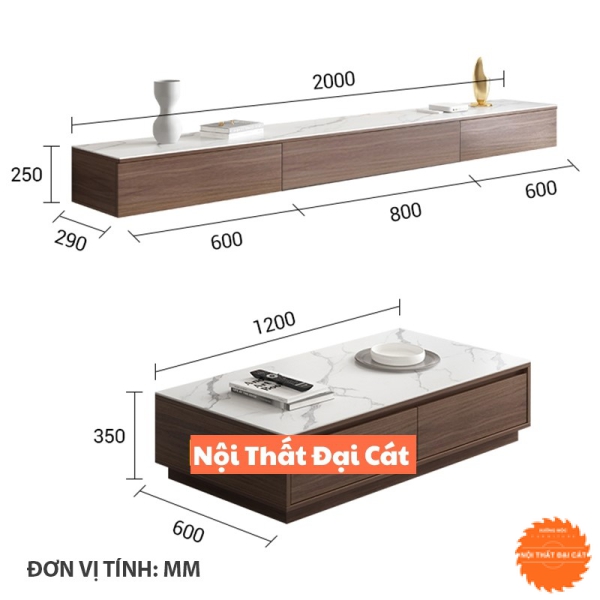 Kệ tivi treo tường hiện đại KTV346