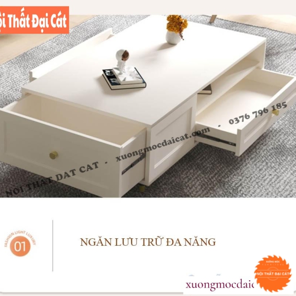 Bàn sofa gỗ nhỏ đẹp mắt BS075