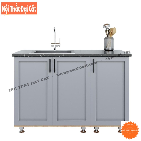 Tủ bếp mini gỗ công nghiệp TBMN002