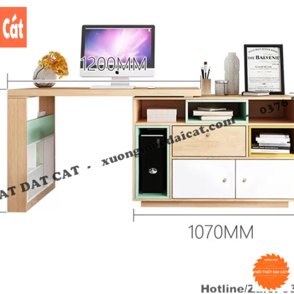 Bàn làm việc thiết kế hiện đại BLV107