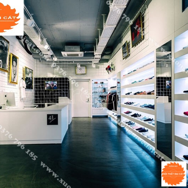 Mẫu thiết kế shop giày dép MS002