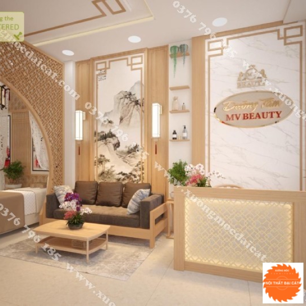 Mẫu thiết kế nội thất Spa - Thẩm mỹ viện MS004