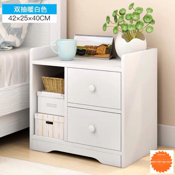 Tab đầu giường trắng T010