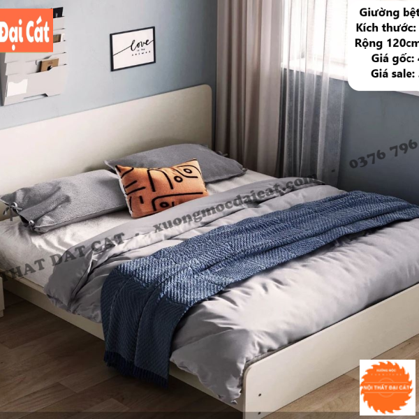 Giường ngủ bệt sang trọng G135
