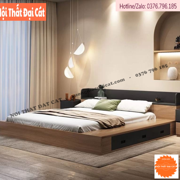 Giường ngủ đơn giản kiểu Nhật G145