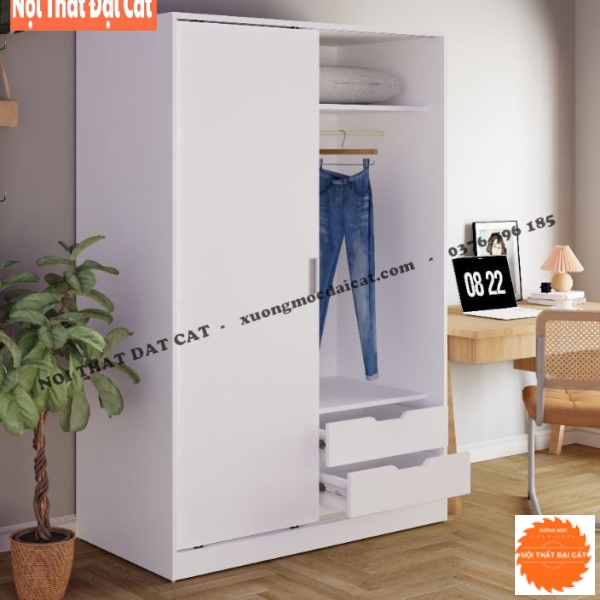 Tủ áo quần gỗ cánh trượt TA431