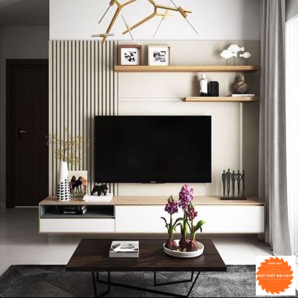 Kệ tivi đa năng bằng gỗ công nghiệp KTV224