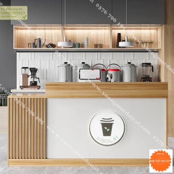 Quầy thu ngân tiệm cafe đẹp QTN024
