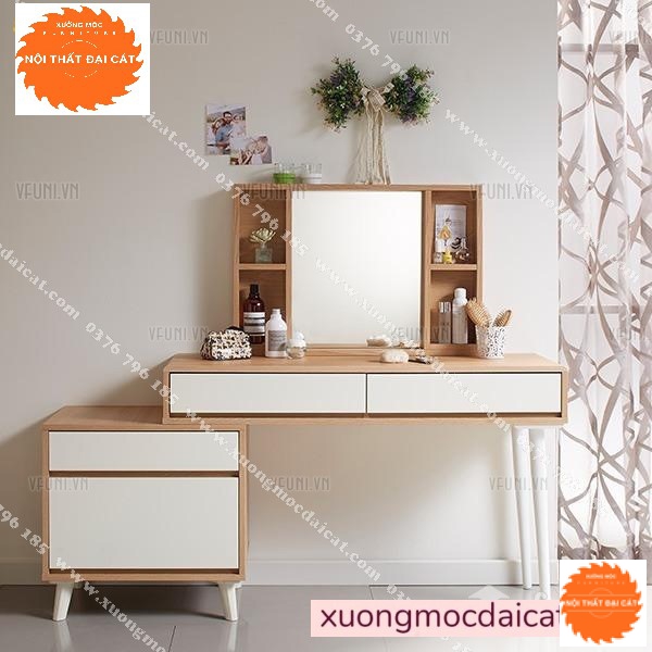 Bàn trang điểm gỗ công nghiệp BTĐ081